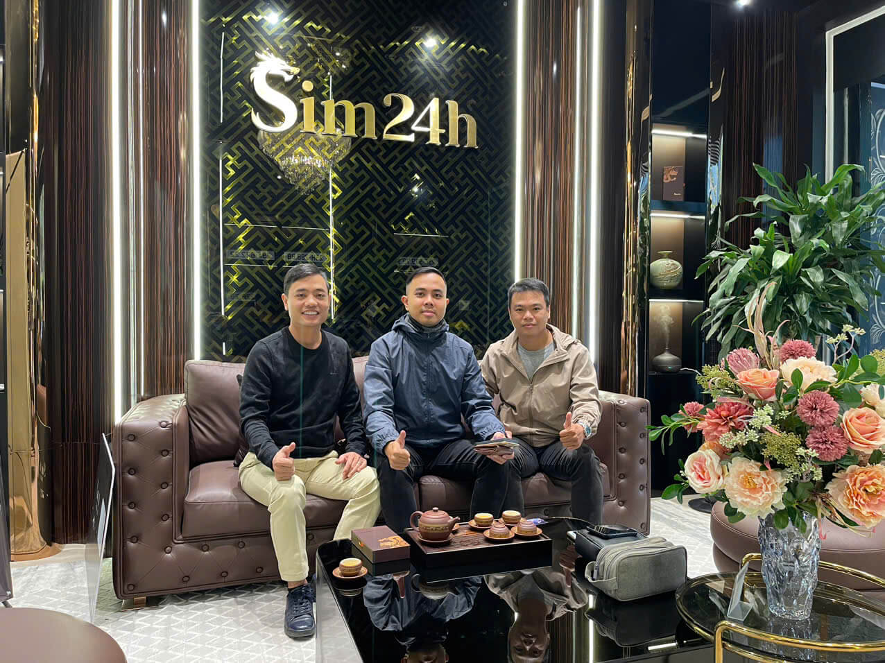 Cảm ơn 2 Anh Đức Trí  và bạn qua văn phòng Giao dịch tại Sim24h